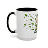 Human Catnip Dispenser - Ceramic Mug Accent Colored (11oz/15oz)