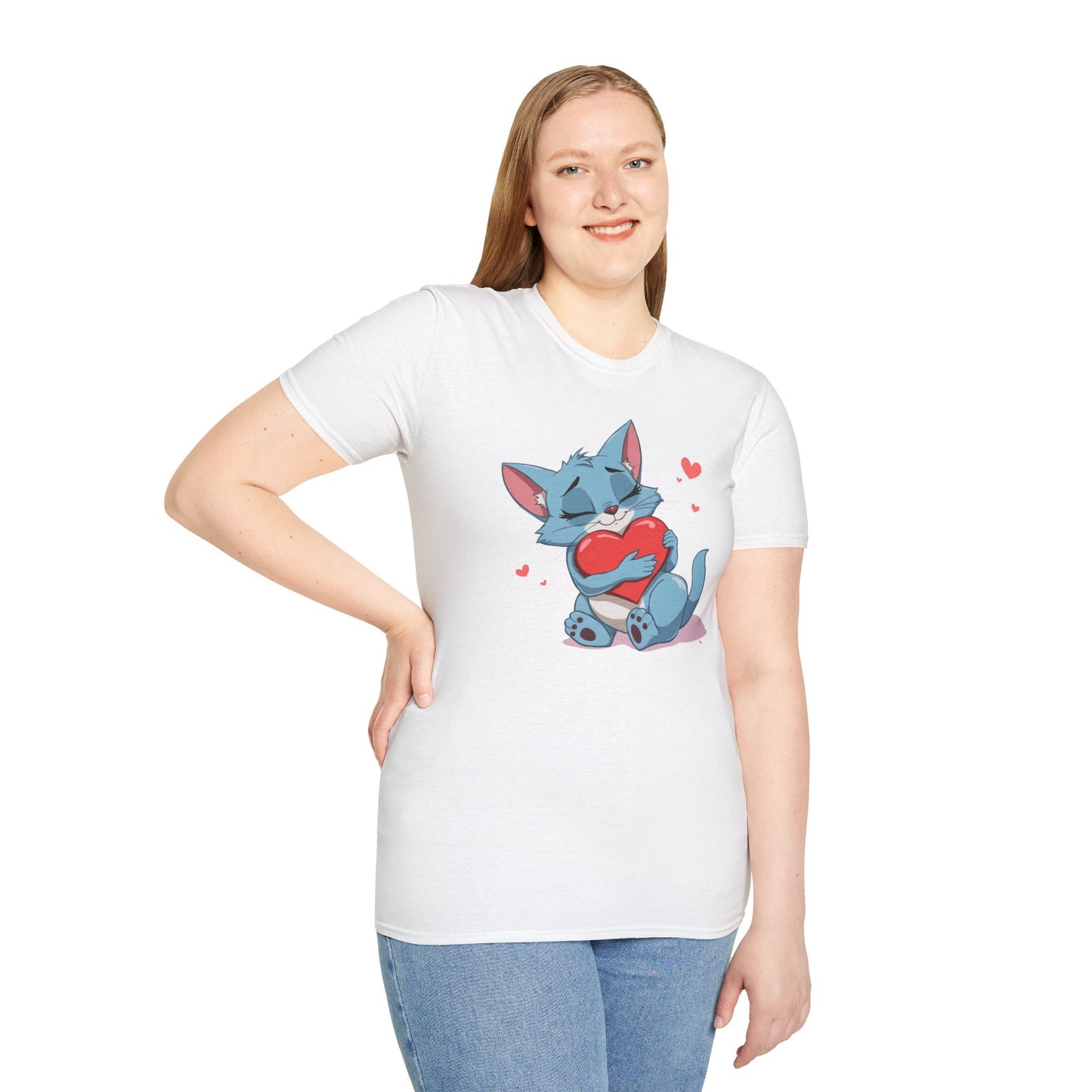 Promotional Sales Advertising Shirt - Cat Love (Two-sided)