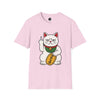 Maneki-Neko Repelling Cat - Adult T-Shirt