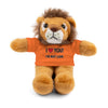 Stuffed Lion - I Heart You