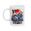I ❤️ Sphynx Cats - Ceramic Mug, (11oz, 15oz)
