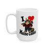 I ❤️ Maine Coons - Ceramic Mug, (11oz, 15oz)