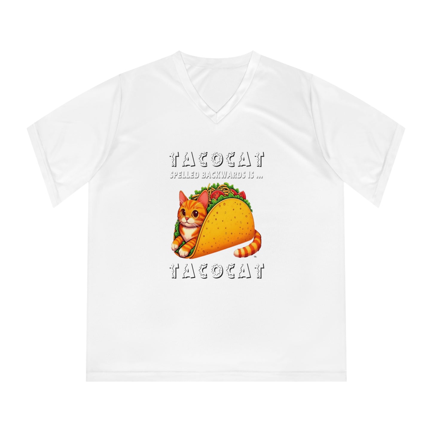 Taco Cat - Adult Women's Performance V-Neck T-Shirt