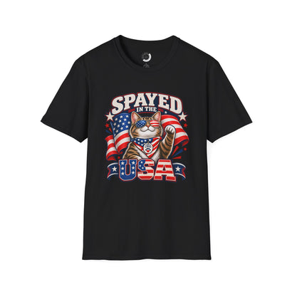 Spayed in the USA - Adult T-Shirt