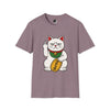 Maneki-Neko Repelling Cat - Adult T-Shirt