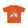 Cute Cat and Butterfly Kids Heavy Cotton Tee