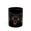 Black Cat Claw Mug – Scary Feline Halloween Coffee Cup (11oz & 15oz)