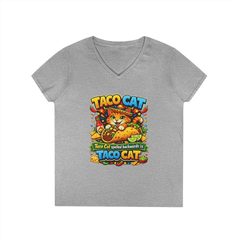 Taco Cat - Women's V-Neck Shirt
