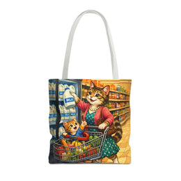 Cat Mom Grocery Shopping - Tote All-Over Print