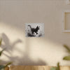 Canvas Wrap - Charcoal Garden Cat #1 - Unframed