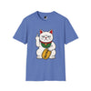 Maneki-Neko Repelling Cat - DOUBLE SIDED - Adult T-Shirt