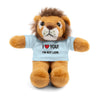 Stuffed Lion - I Heart You