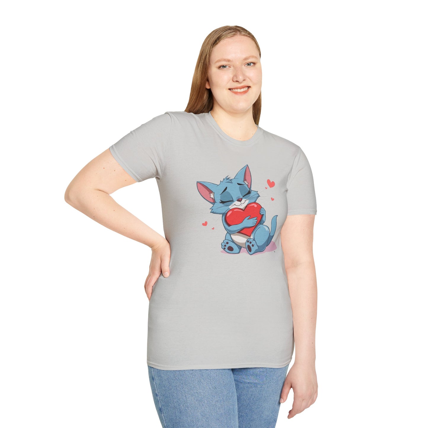 Promotional Sales Advertising Shirt - Cat Love (Two-sided)