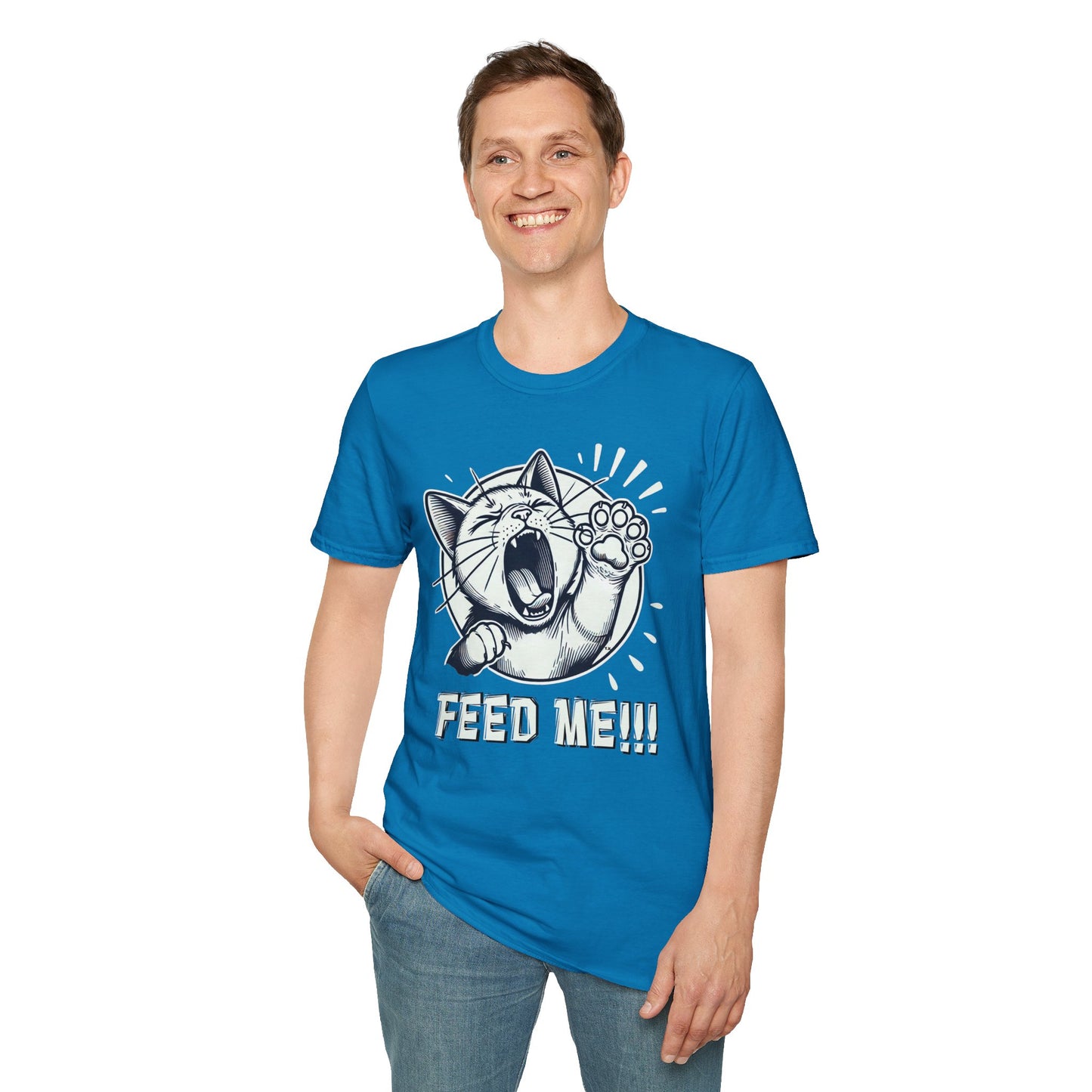 Promotional Sales Advertising Shirt - Feed Me (Two-sided)