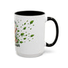 Human Catnip Dispenser - Ceramic Mug Accent Colored (11oz/15oz)