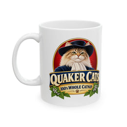Quaker Cats - Ceramic Mug, (11oz, 15oz)