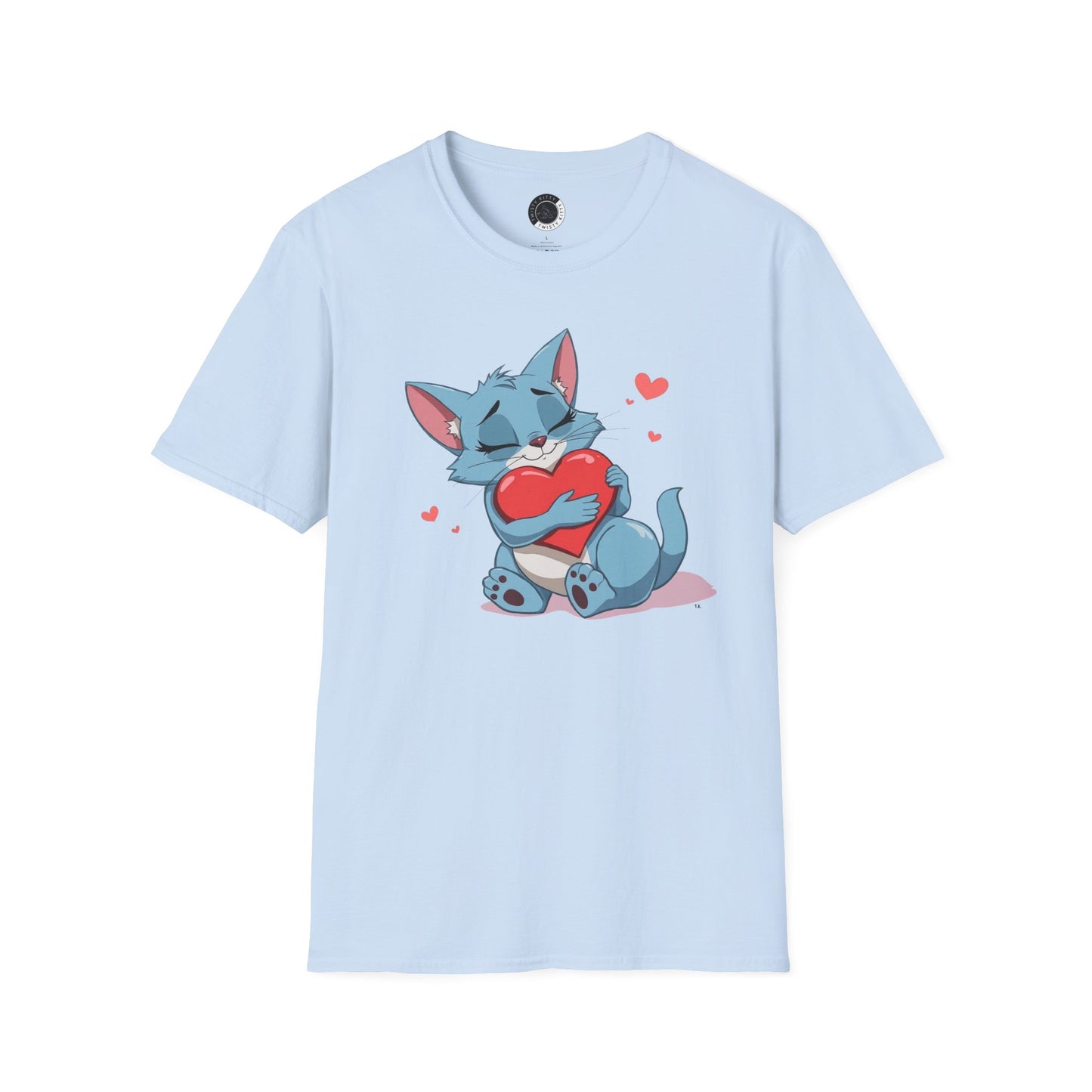 Promotional Sales Advertising Shirt - Cat Love (Two-sided)