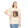 Show me Your Kitties funny cat t-shirt natural front view female standing