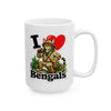 I ❤️ Bengals - Ceramic Mug, (11oz, 15oz)