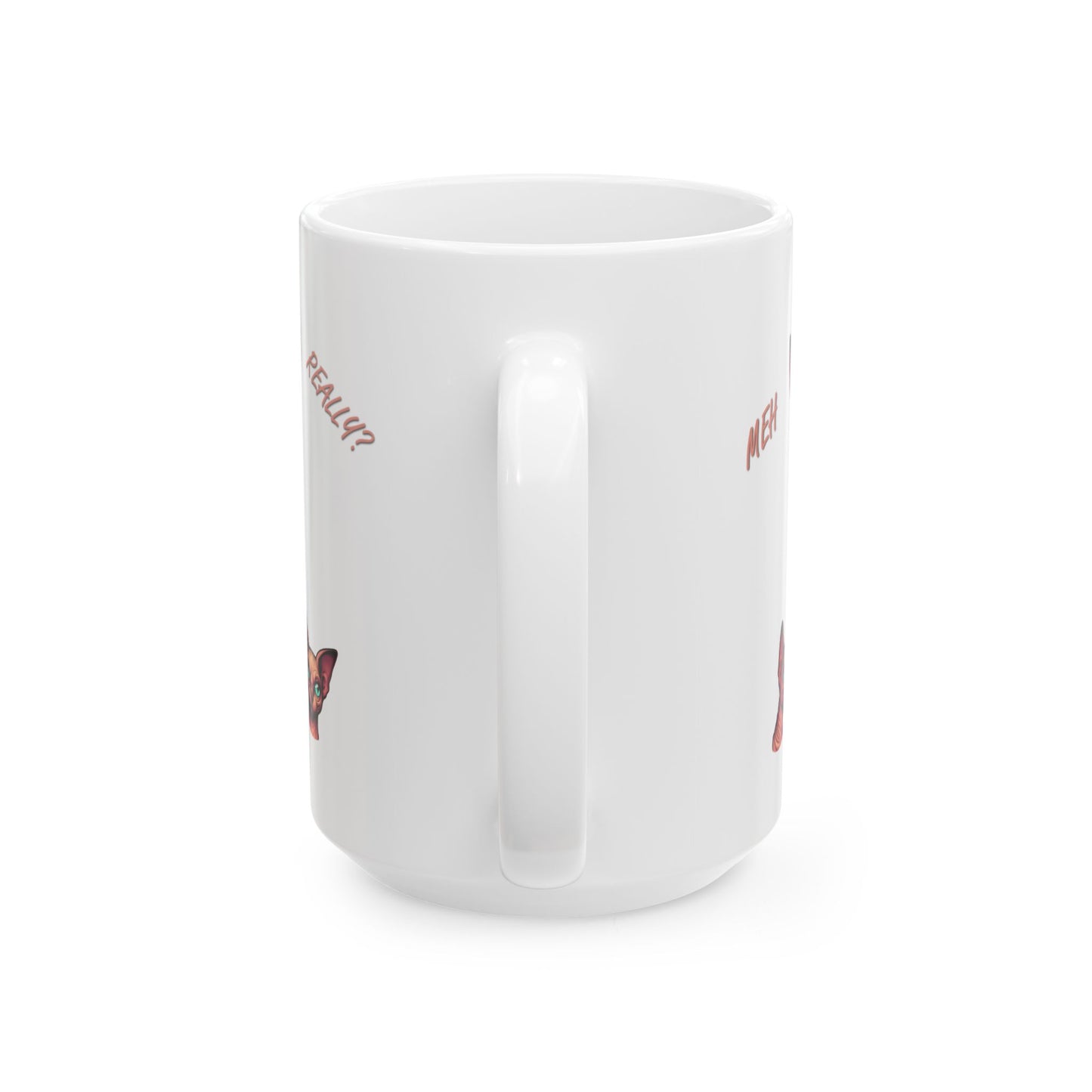 Mug - Coffee Disdain  - Ceramic Mug, (11oz, 15oz)