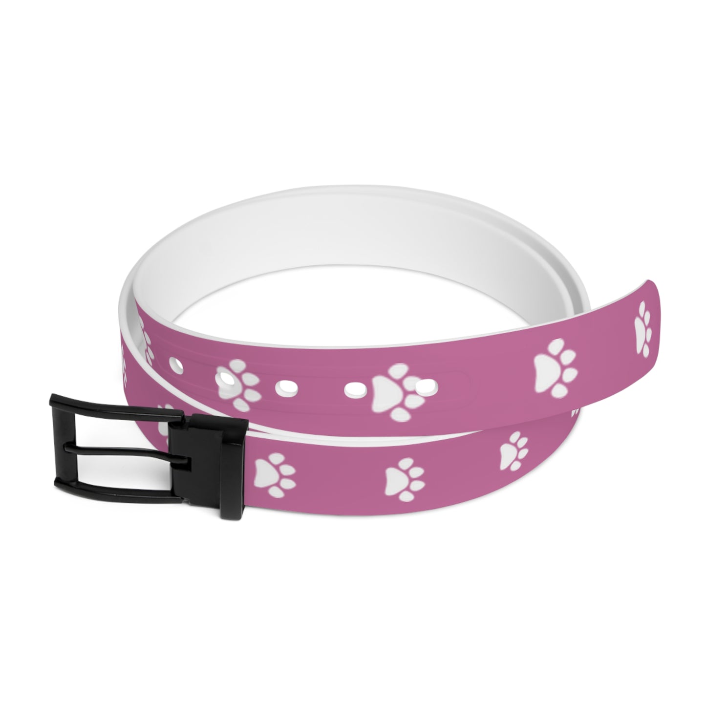 Paw Print Belt - Pink