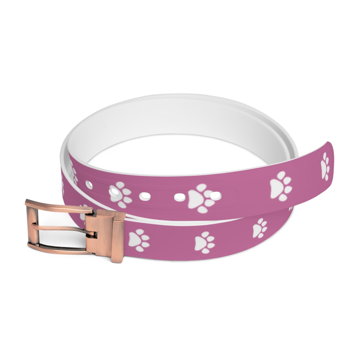 Paw Print Belt - Pink