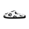 Cozy Paw Print Men's Indoor Slippers