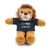 Stuffed Lion - I Heart You