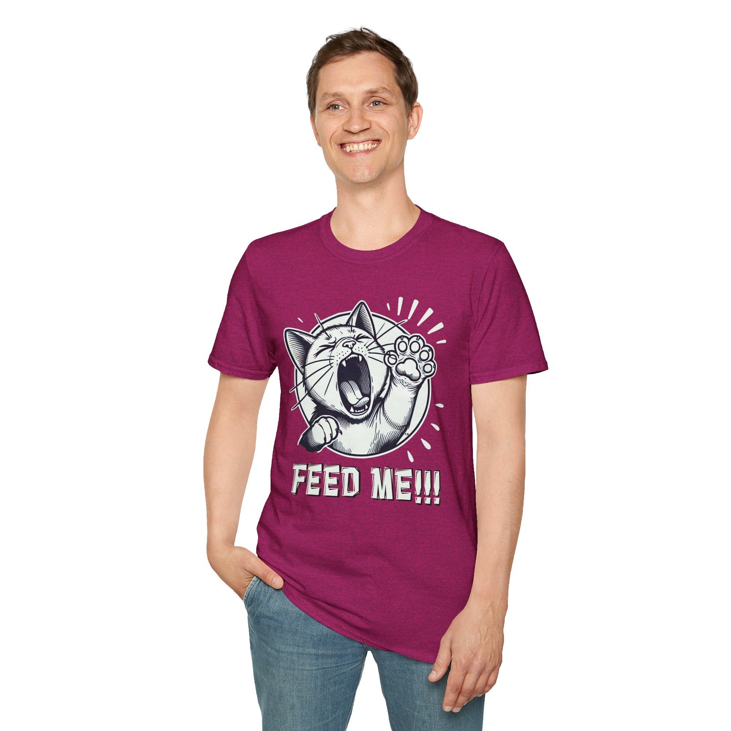 Promotional Sales Advertising Shirt - Feed Me (Two-sided)