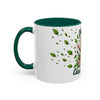 Human Catnip Dispenser - Ceramic Mug Accent Colored (11oz/15oz)