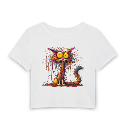 Frazzled — Cropped Baby Tee