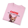 Coffee Disdain - Adult Unisex Garment-Dyed T-shirt