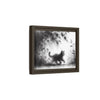 Gallery Canvas Wraps - Charcoal Garden Cat #5 - Framed