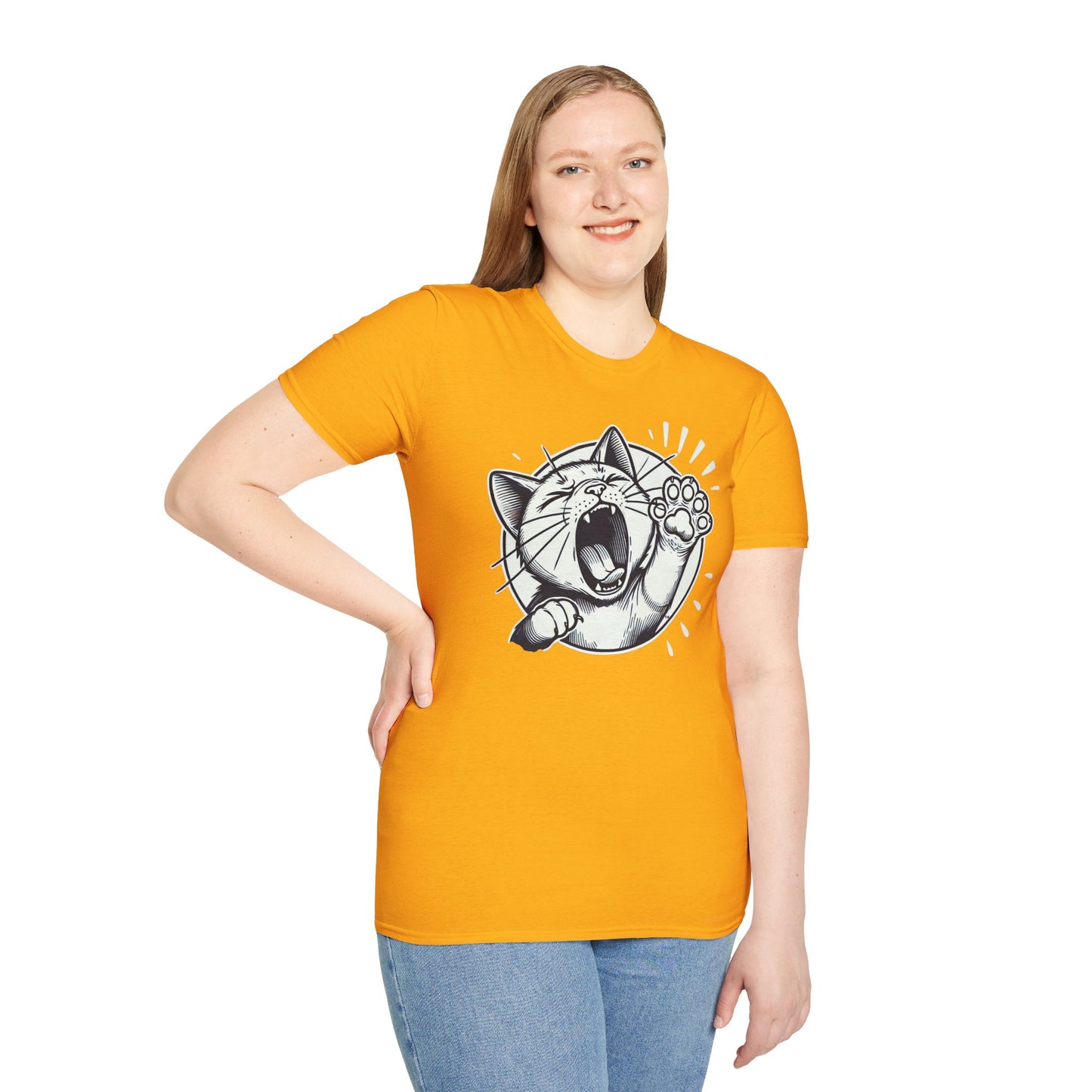 Promotional Sales Advertising Shirt - Cat Roar (Two-sided)