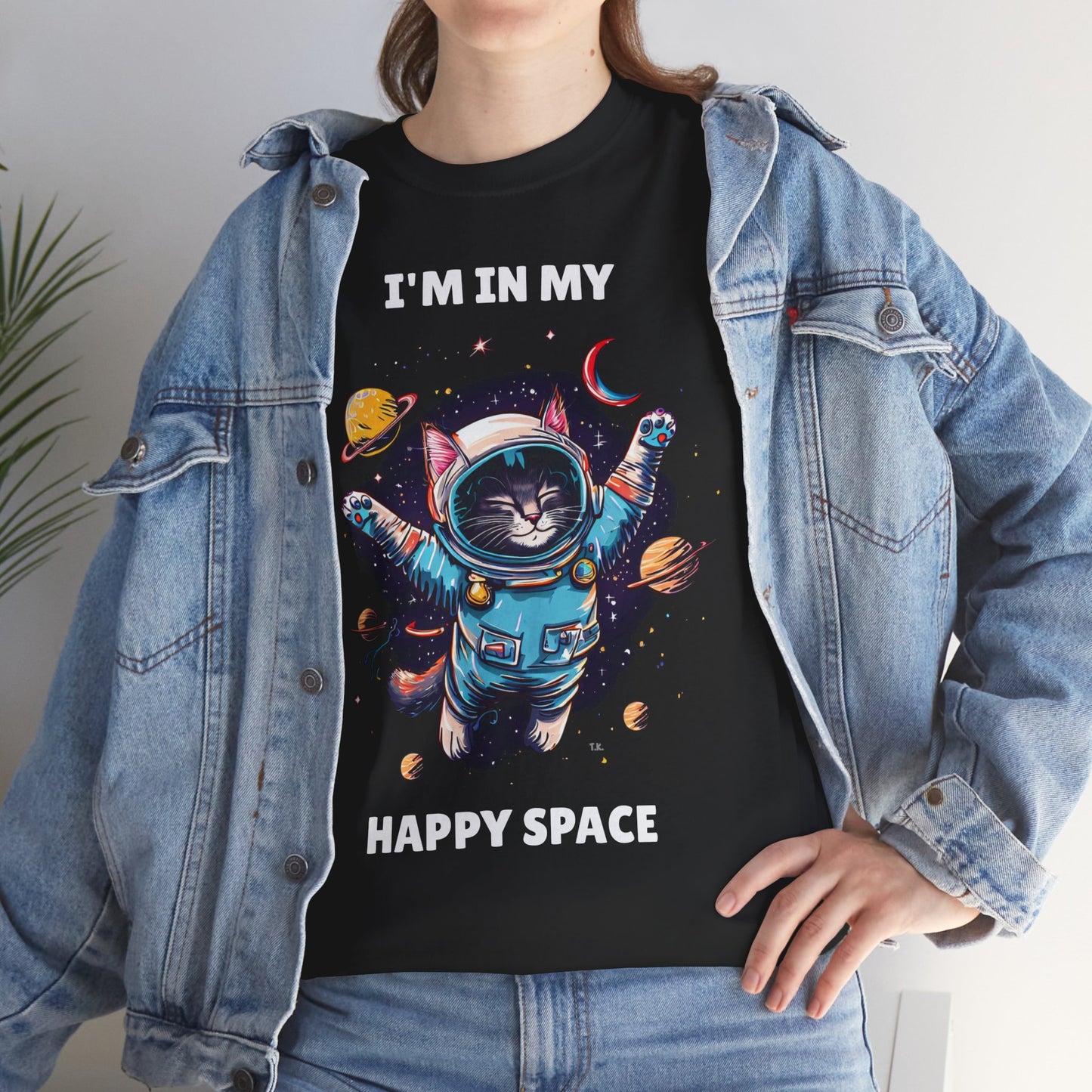 Happy Space - Adult Unisex Heavy Cotton Tee