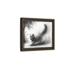 Gallery Canvas Wraps - Charcoal Garden Cat #4 - Framed