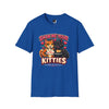 Show me Your Kitties funny cat t-shirt royal blue front view 