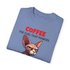 Coffee Disdain - Adult Unisex Garment-Dyed T-shirt