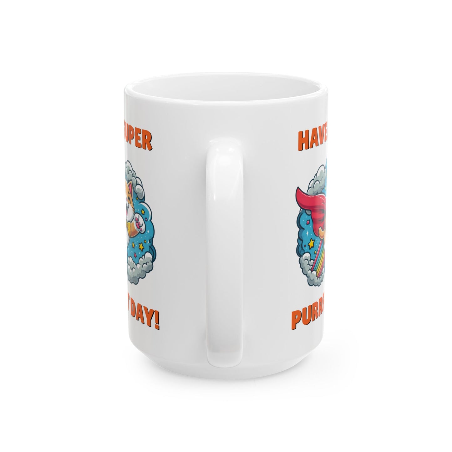 Mug - Purrfect Day - Ceramic Mug, (11oz, 15oz)