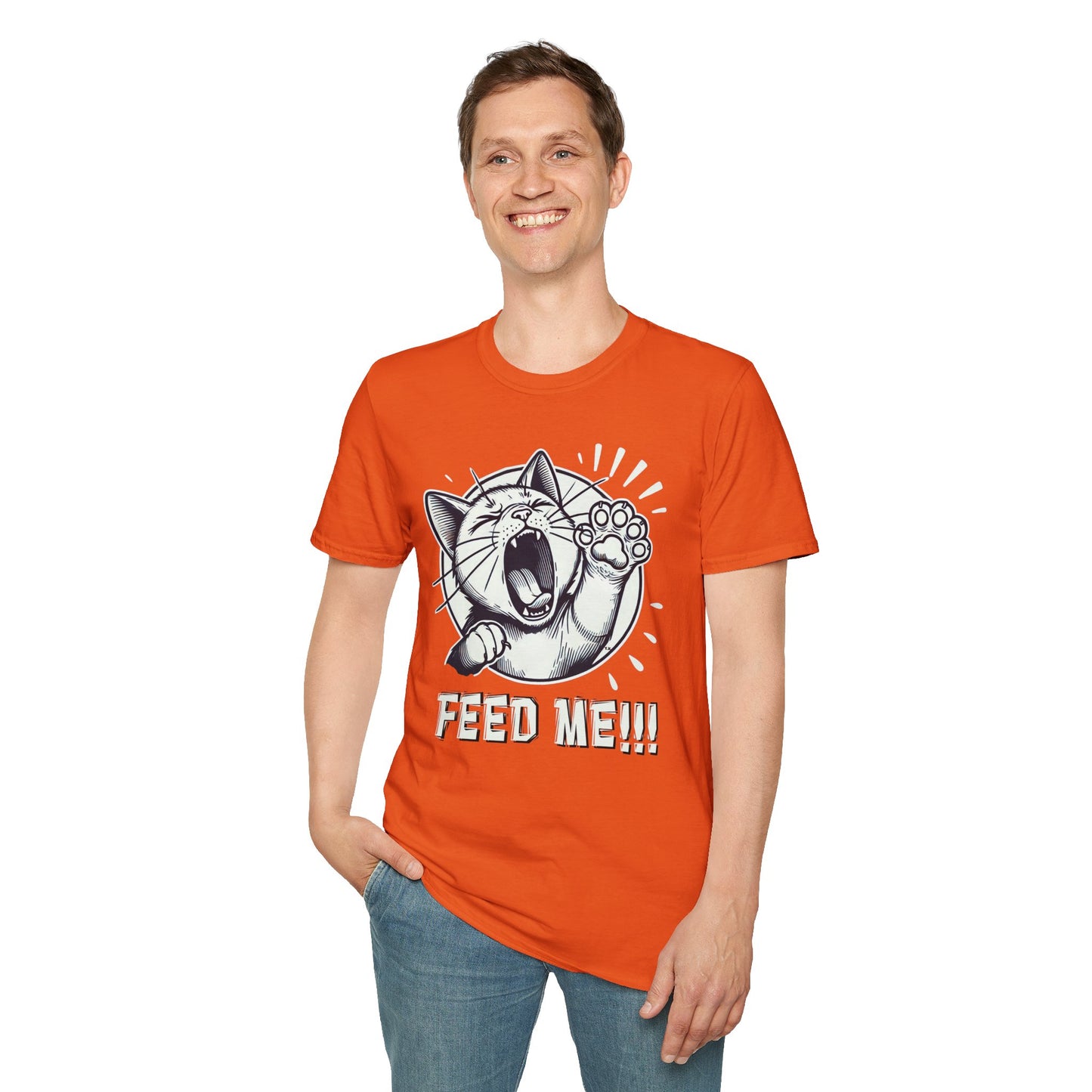 Promotional Sales Advertising Shirt - Feed Me (Two-sided)