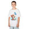 Cute Cat and Butterfly Kids Heavy Cotton Tee