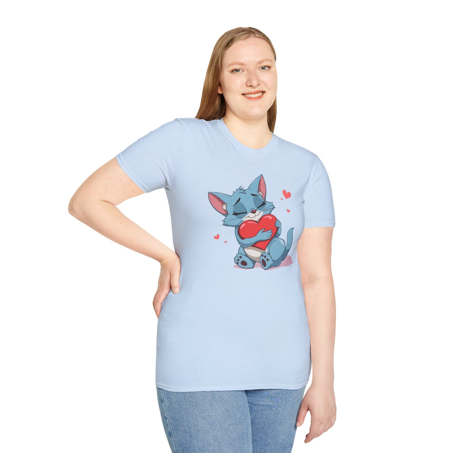 Promotional Sales Advertising Shirt - Cat Love (Two-sided)