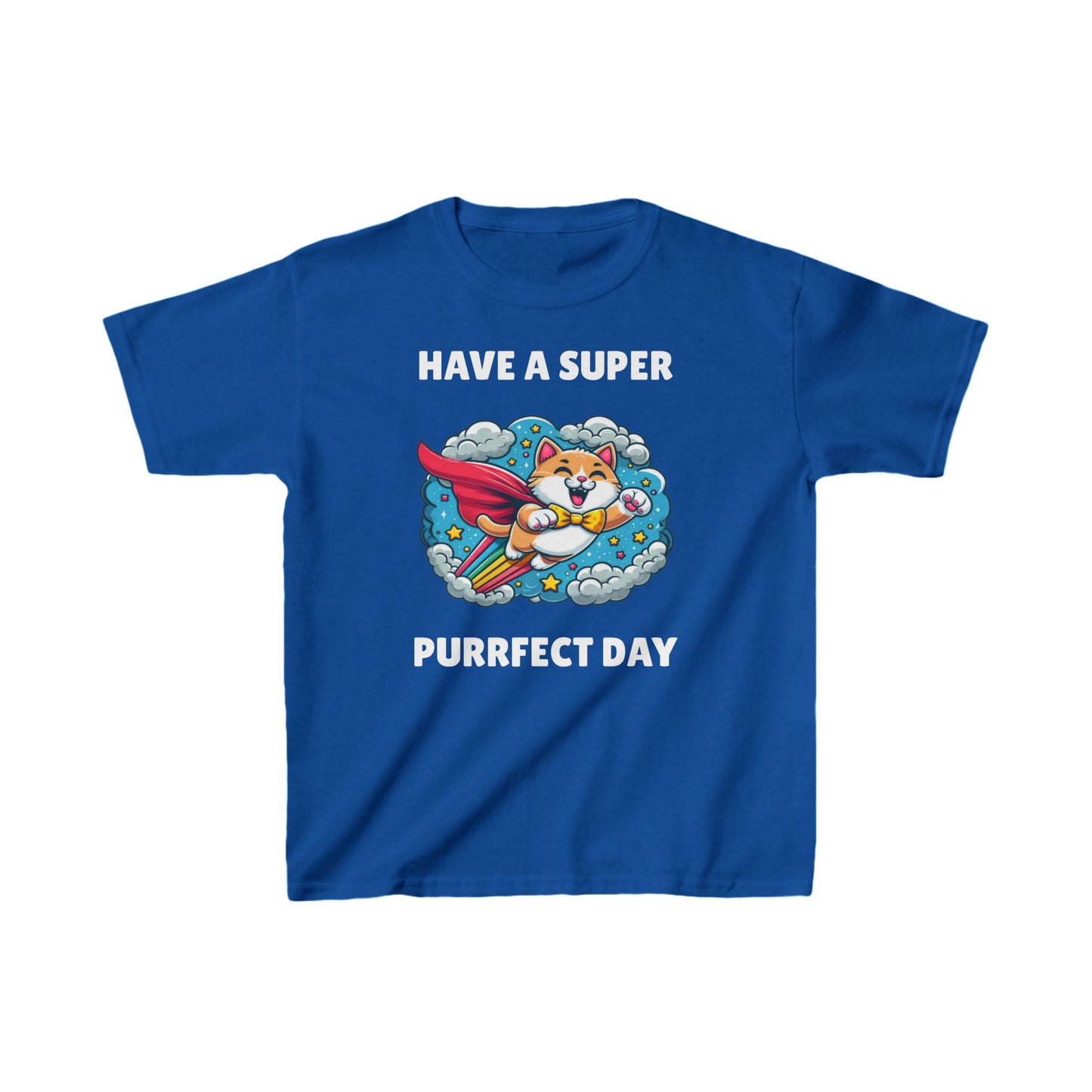 Super Purrfect Day - Kids Heavy Cotton™ Tee