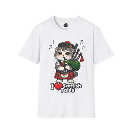 I Heart Scottish Folds - Adult T-shirt