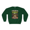 Zombie Push horror cat parody sweatshirt adult forest green front view
