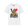 I Heart Bengals - Adult T-shirt