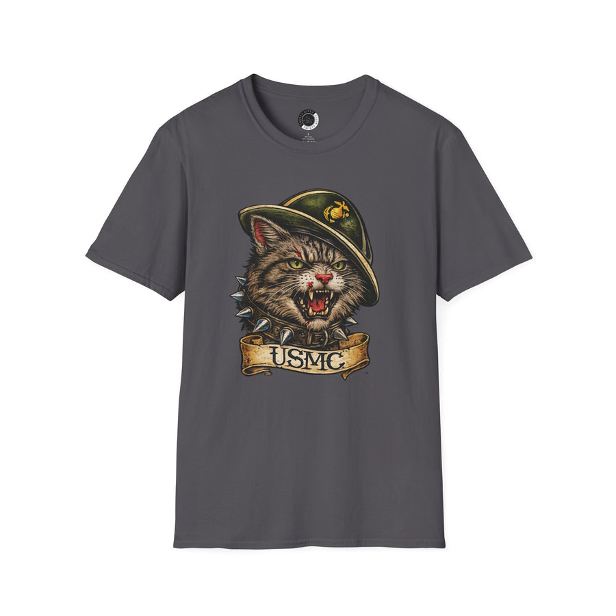 USMC War Cat — Adult T-Shirt