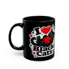 I ❤️ Black Cats – Ceramic Black Mug (11oz & 15oz)