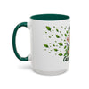 Human Catnip Dispenser - Ceramic Mug Accent Colored (11oz/15oz)