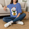 Maneki-Neko Repelling Cat - Adult T-Shirt